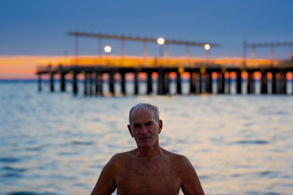 Norman Finklestein at Coney Island